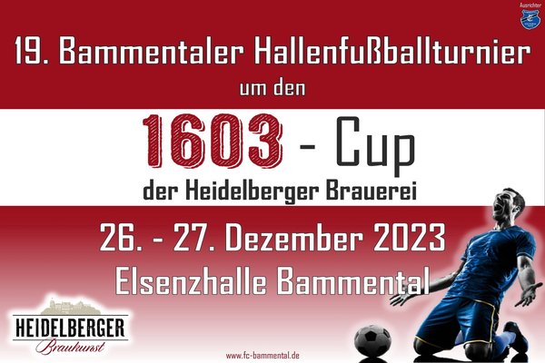 FC ist mit dabei bei der 19. Auflage des 1603-Cup's der Heidelberger Brauerei